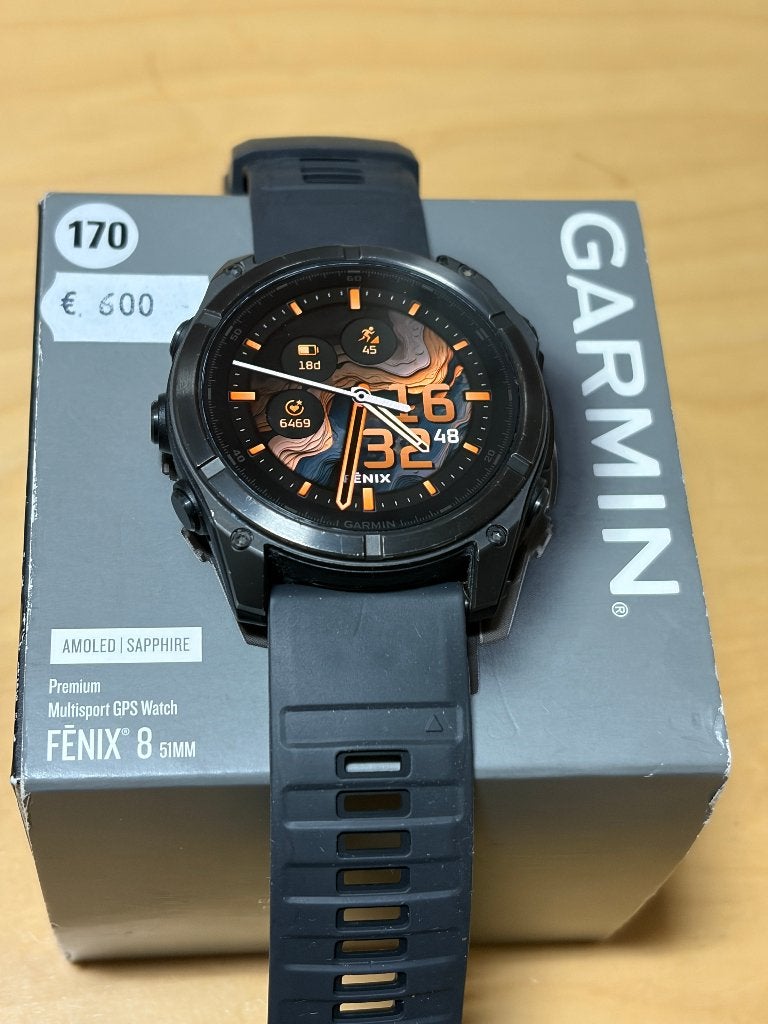 Garmin Fenix 8 51 mm Amoled Saffierglas Nr. 170