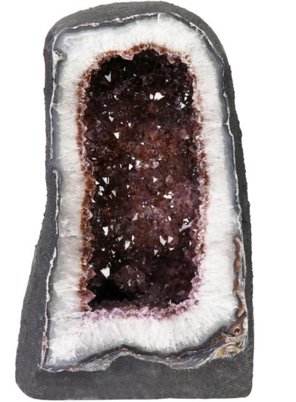 Prachtige Amethist Geode - Uniek Decoratiestuk, Ophalen, Zo goed als nieuw