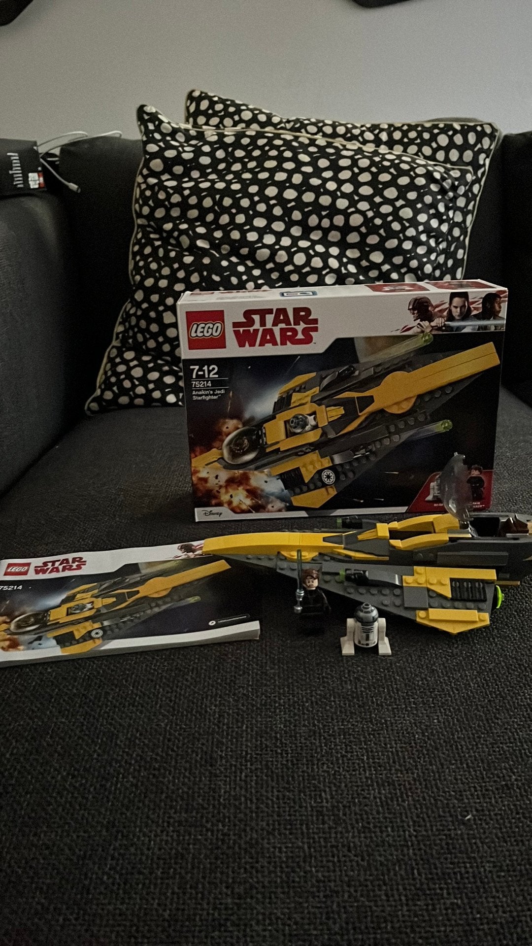 #75214 LEGO Star Wars The Clone Wars Anakin Jedi Starfighter, Verzamelen, Ophalen of Verzenden, Zo goed als nieuw