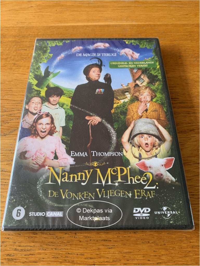 Dvd Nanny McPhee 2 - De Vonken Vliegen Eraf - NIEUW in Seal, Avontuur, Ophalen of Verzenden, Vanaf 6 jaar, Nieuw in verpakking