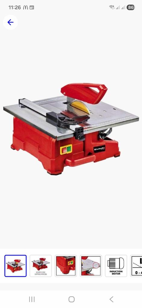 Einhell elektrische tafelzaagmachine - ideaal voor plinten, Doe-het-zelf en Verbouw, Gereedschap | Zaagmachines, Ophalen, Decoupeerzaag
