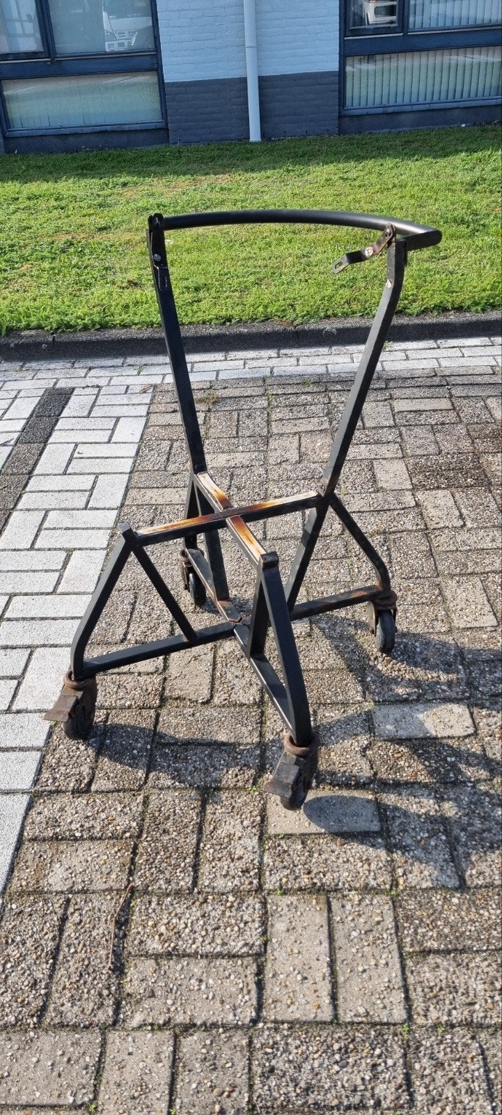 Big green egg large verrijdbaar onderstel "gebruikt ", Ophalen, Gebruikt, Big Green Egg (origineel)