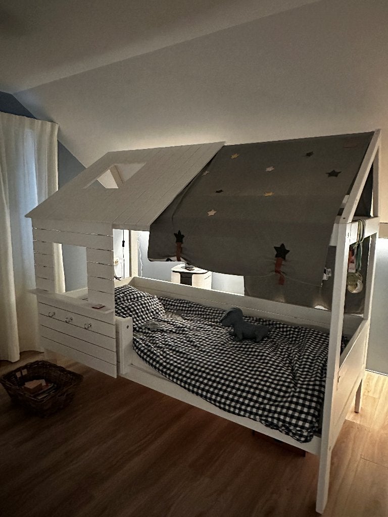 Lifetime bed Silver Sparkle wit, Kinderen en Baby's, Ophalen, Zo goed als nieuw, Overige typen