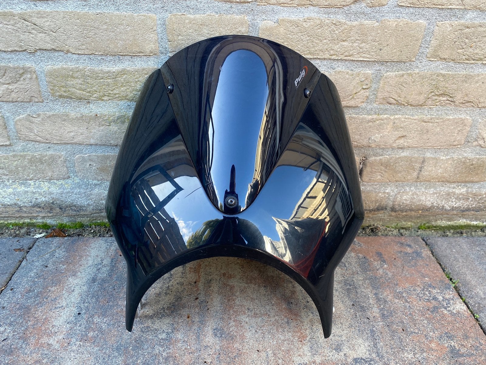 Peug windscherm voor ronde koplamp, Motoren, Ophalen of Verzenden, Gebruikt