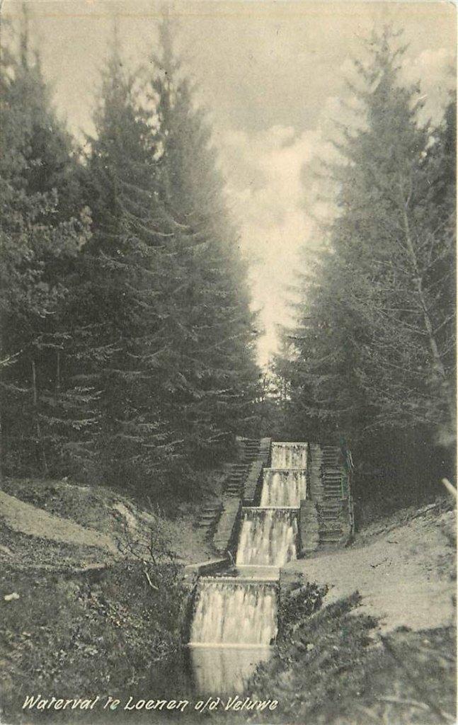 381-360-005 Veluwe Waterval te Loenen, Verzenden, Voor 1920, Gelderland