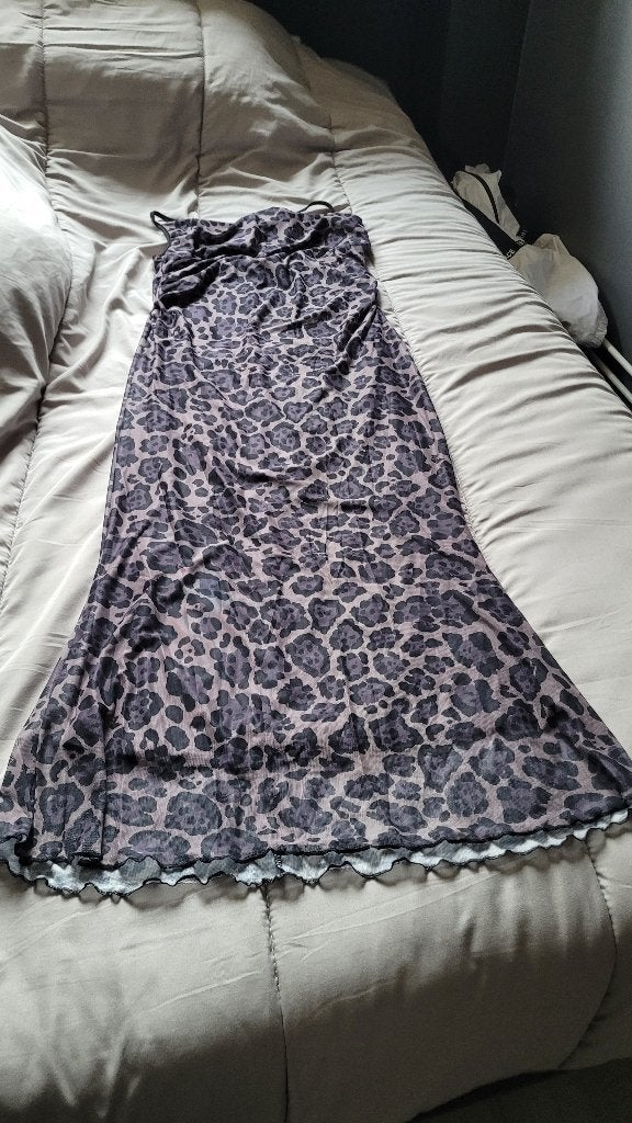Panterjurk maat XL, Romwe, Zwart, Maat 46/48 (XL) of groter, Nieuw