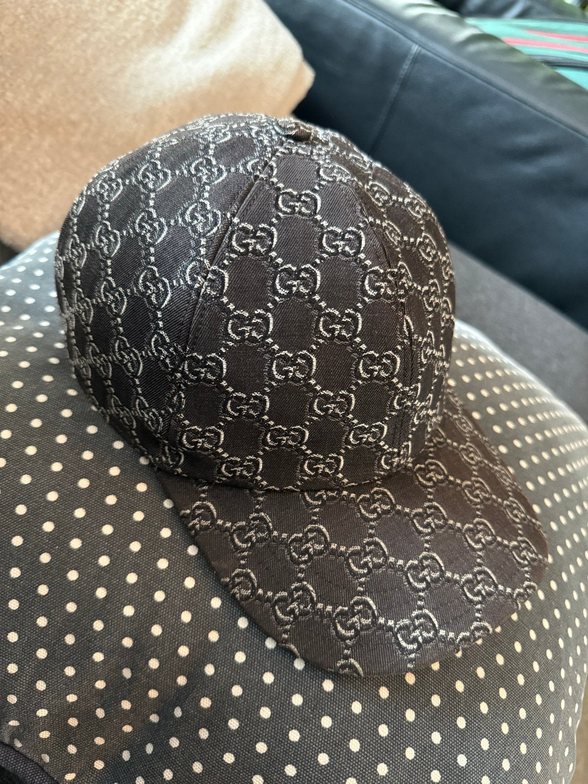 Gucci GG Monogram Baseballpet - Maat L (59 cm), Kleding | Heren, Hoeden en Petten, Ophalen of Verzenden, Gedragen, Pet