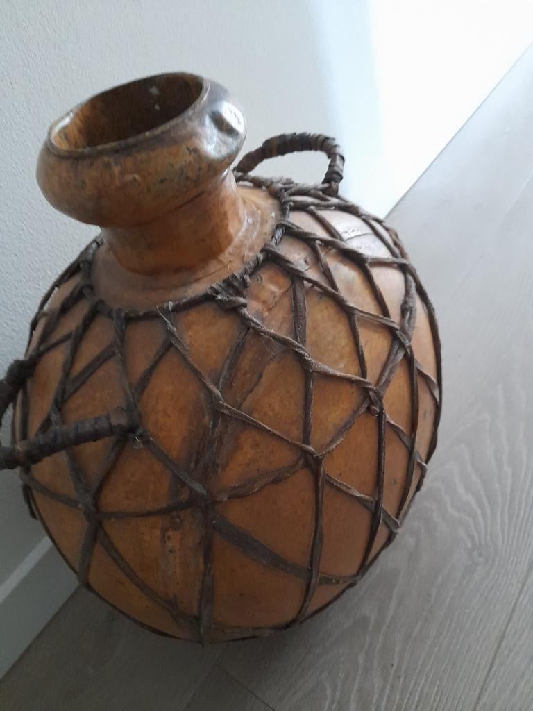 Grote kruik uit India metaal, Ophalen of Verzenden