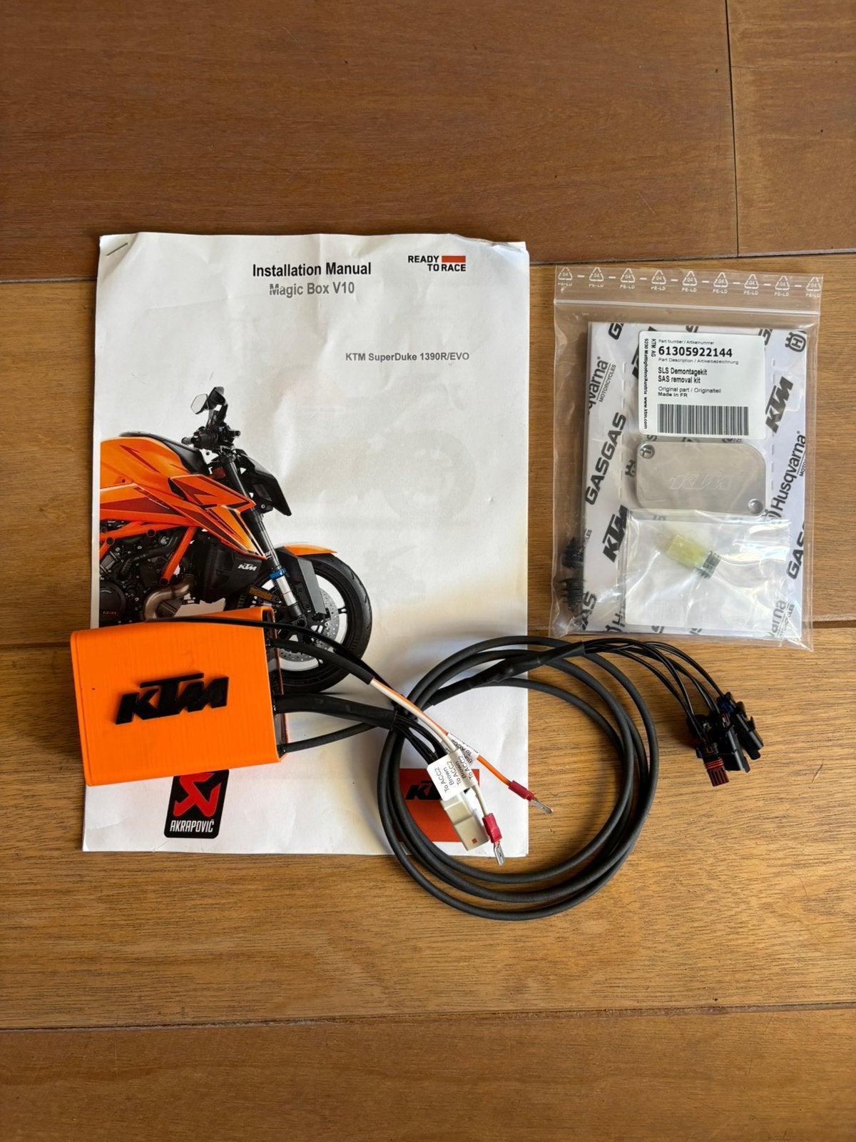 Magic box V10 met sas delete kit voor je ktm superduke 1390, Motoren, Accessoires | Overige, Nieuw, Ophalen of Verzenden