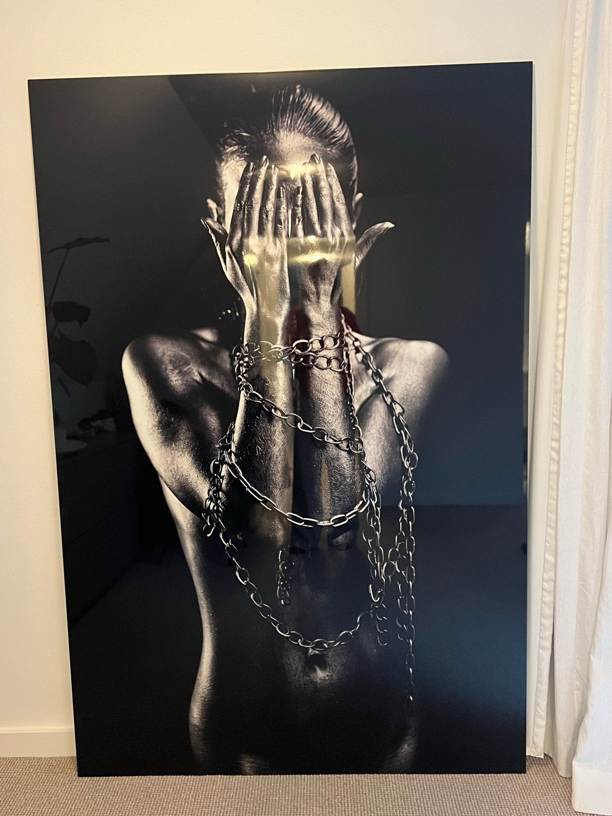 Alu Art Schilderij 120x180 ‘woman nude' - Moderne Kunst, Ophalen