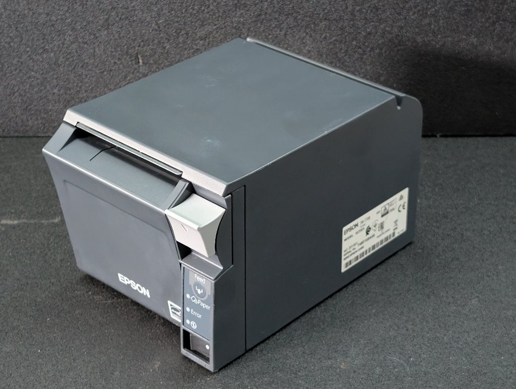 Epson TM-T70II M296A Kassabon printer POS USB LAN + Voeding, Zwart-en-wit printen, Printer, Epson, Refurbished