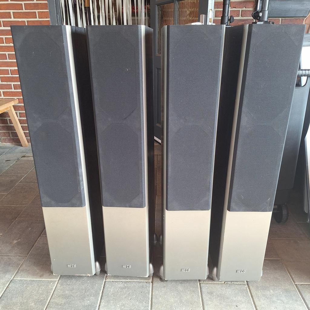 4x Heco Vitas 600 luidsprekers, Audio, Tv en Foto, Luidsprekers, Ophalen, Gebruikt, 120 watt of meer, Overige merken