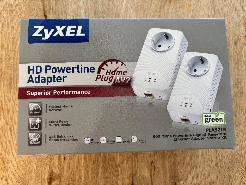 Zyxel HD powerline adapter - superior performance, Computers en Software, Powerlines, Ophalen, Zo goed als nieuw, Zyxel