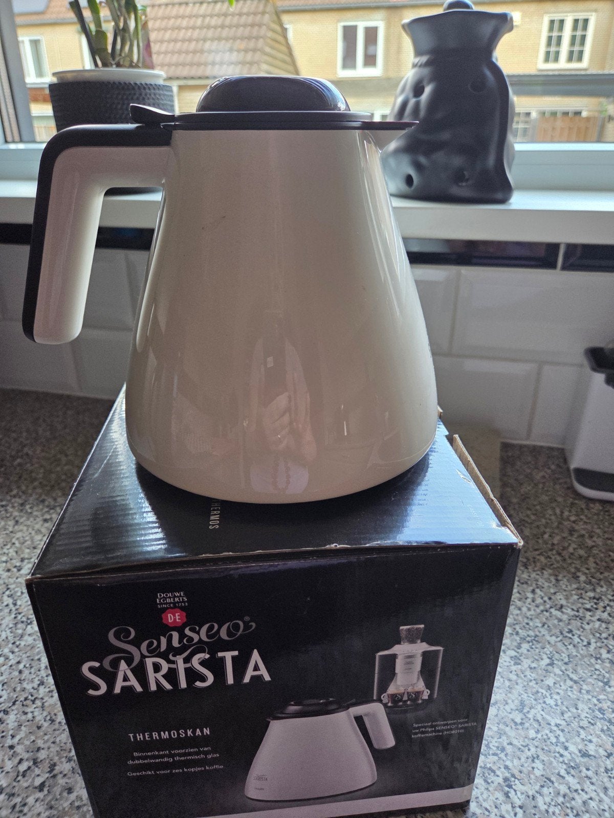 Philips Senseo Sarista Thermoskan - Zo goed als nieuw, Overige modellen, Zo goed als nieuw, 4 tot 10 kopjes, Koffiebonen