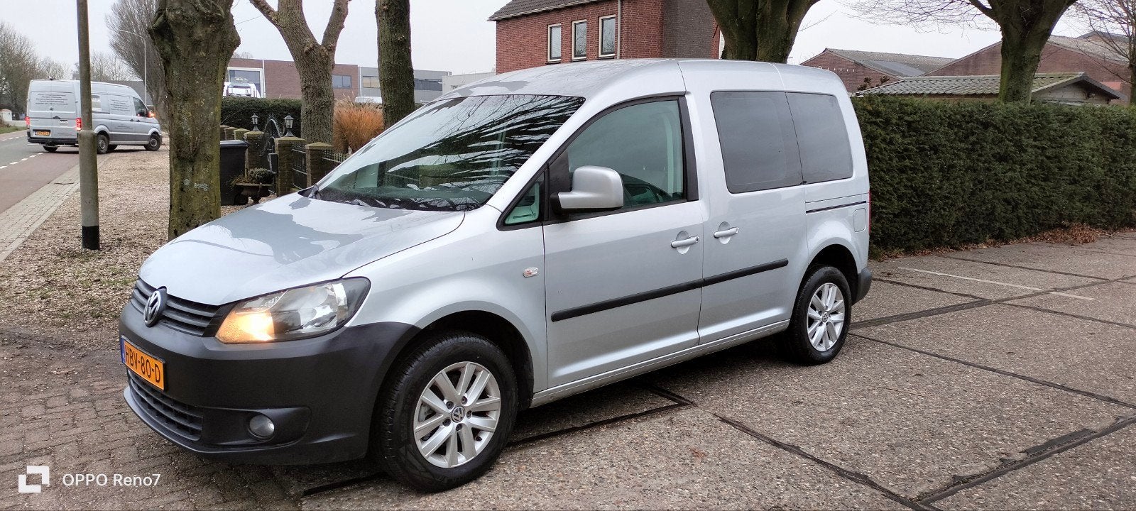 Volkswagen Caddy Combi 1.2 TSI, Auto's, Volkswagen, Voorwielaandrijving, Zwart, 7 stoelen, Bedrijf