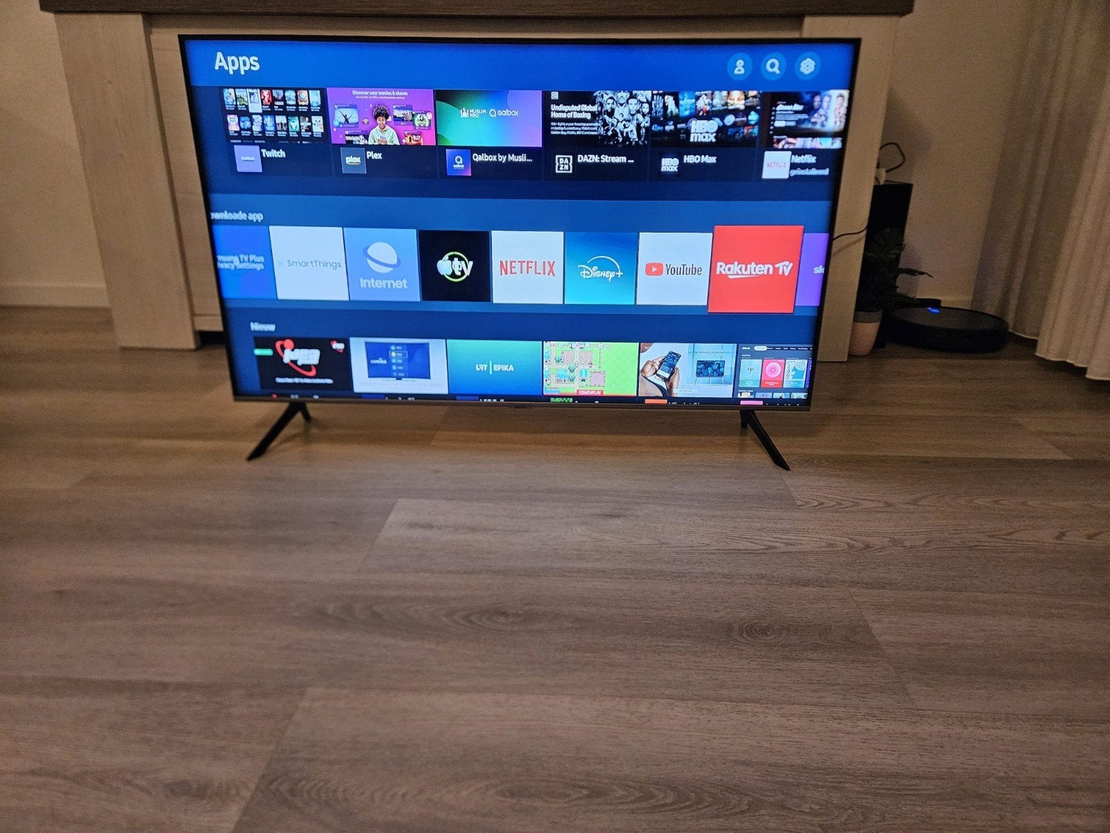 Prachtige 50 inch Samsung QLED QE50Q60T 4K ultra HD smart tv, Ophalen, 50 Hz, Zo goed als nieuw, Samsung
