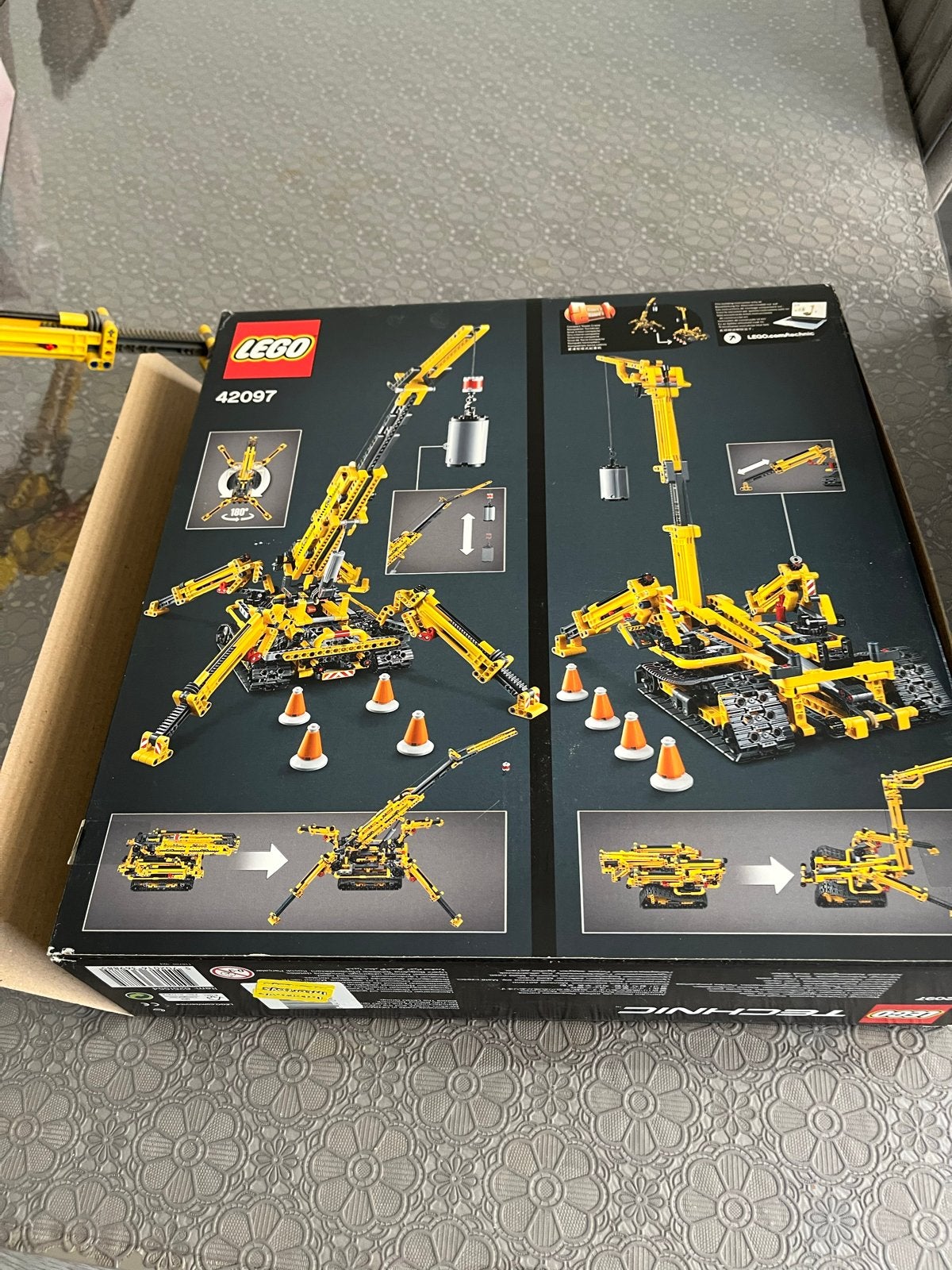 Lego Technic 42097 Compacte Rupsband Kraan, Lego, Ophalen of Verzenden, Zo goed als nieuw, Complete set