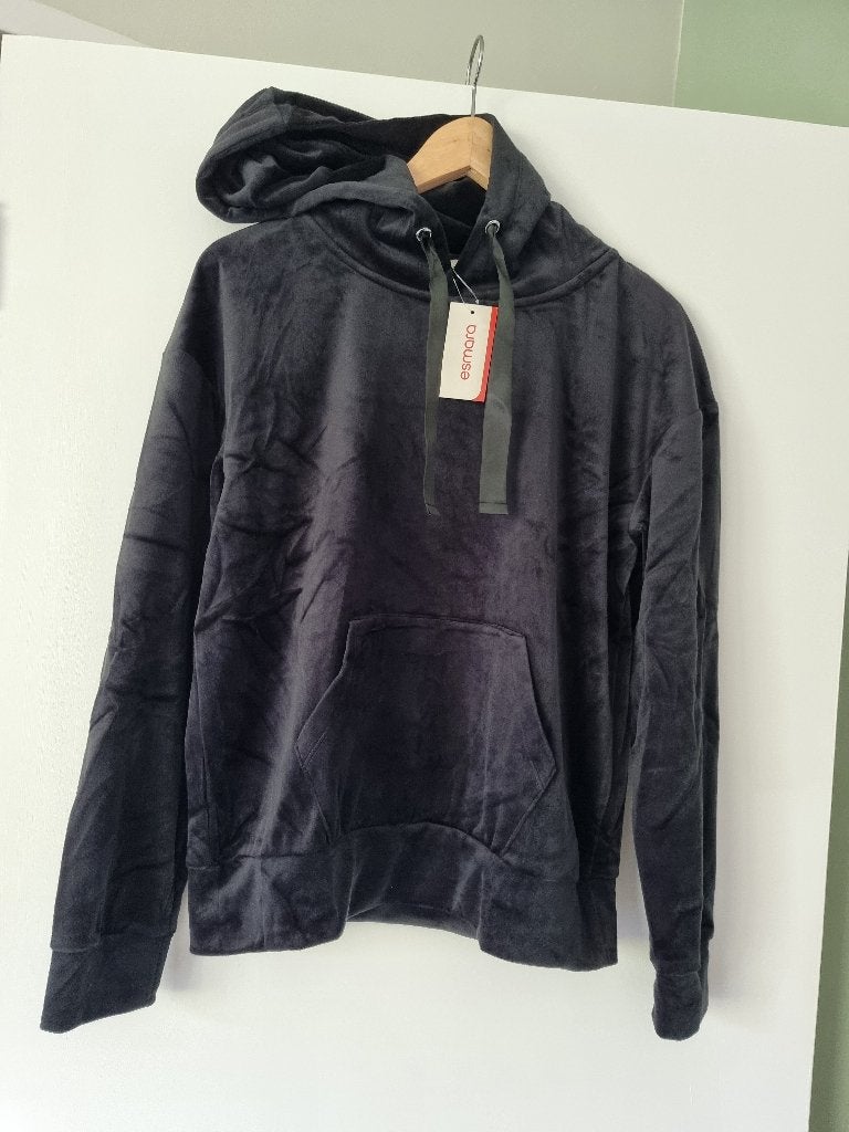 NIEUW: Dames Hoodie, Zwart - Maat S (36/38), Kleding | Dames, Ophalen of Verzenden, Nieuw, Maat 36 (S), Zwart