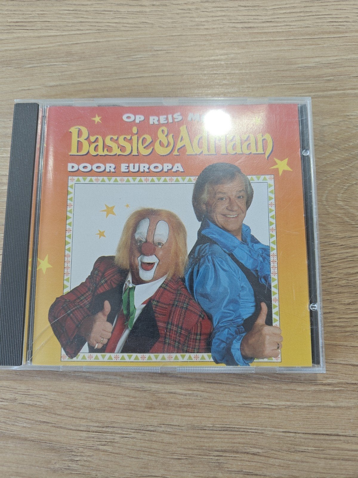 Bassie & Adriaan - Op Reis Door Europa CD, Cd's en Dvd's, Cd's | Kinderen en Jeugd, Gebruikt, 6 tot 9 jaar, Ophalen of Verzenden