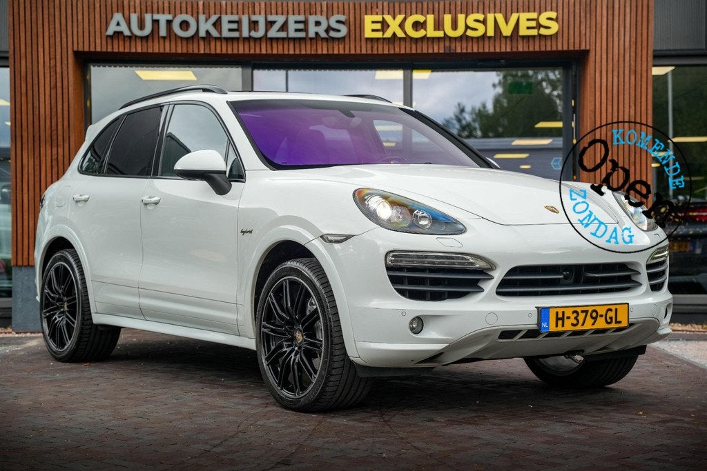 Porsche Cayenne 3.0 S Hybrid Panodak Bose Memory Stoelkoelin, Auto's, Porsche, Automaat, Gebruikt, 2995 cc, Wit