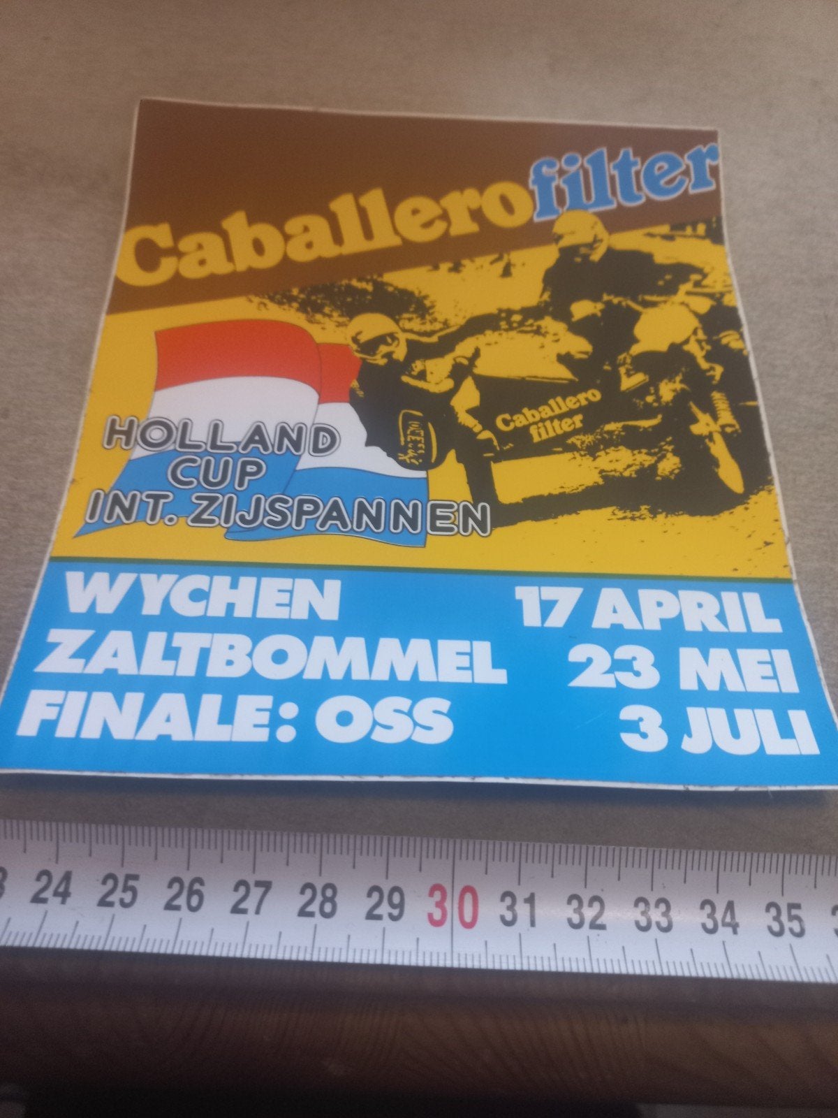 Vintage Caballero filter Holland Cup Zijspannen, Ophalen of Verzenden, Gebruikt