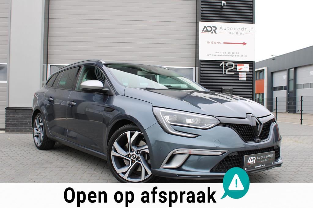 Renault Mégane Estate 1.6 TCe GT 4-CONTROL|HEADUP|NAVI|CAME, Gebruikt, Euro 6, 4 cilinders, Blauw