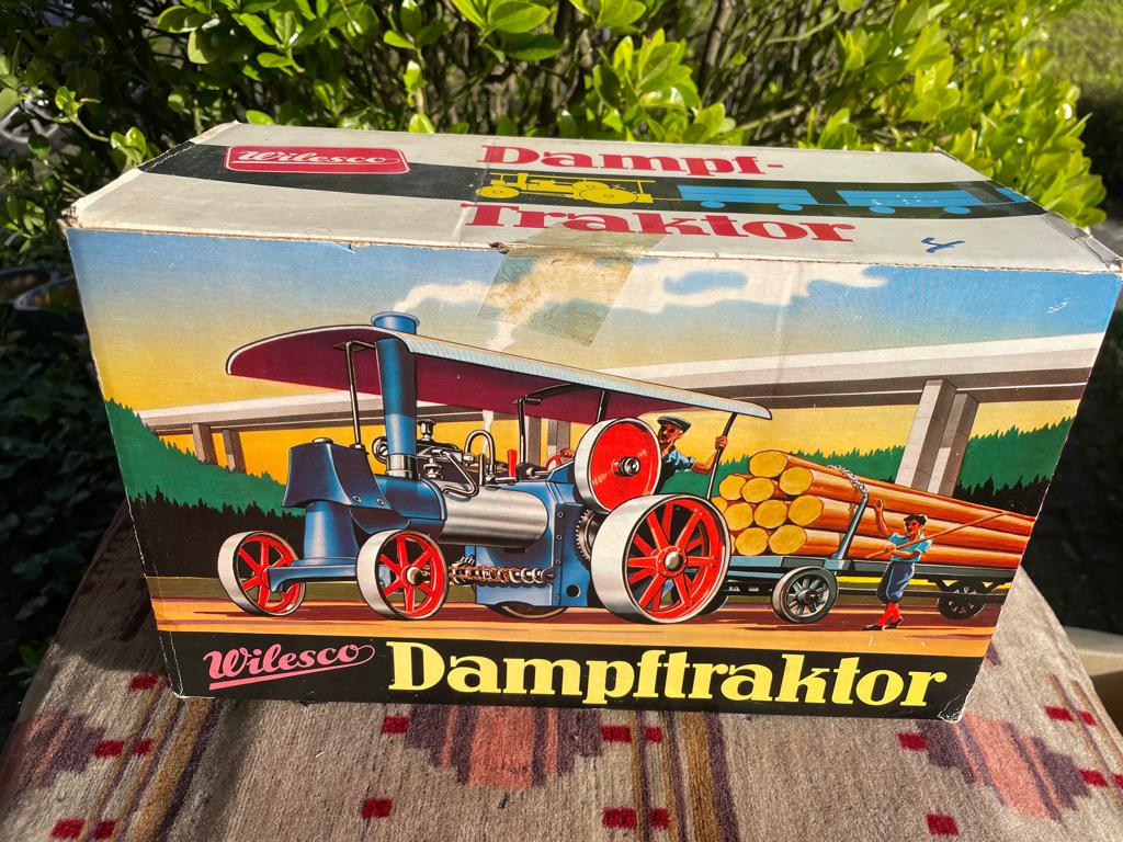 stoom-machine / wals of Dampftraktor van Wilesco type D40., Antiek en Kunst, Ophalen of Verzenden