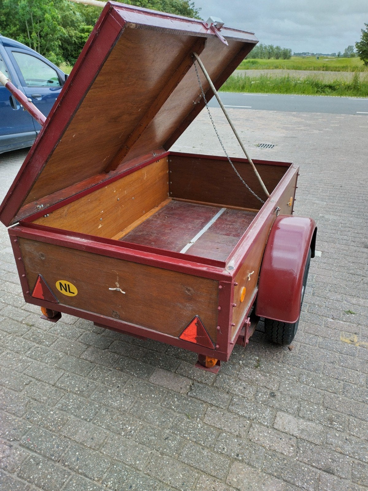 Bagagewagen 160cm l, 100 cm b, 45cm diep, Ophalen of Verzenden, Gebruikt