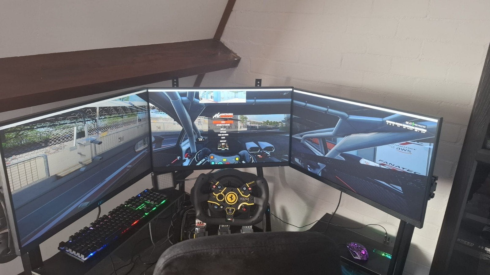 Tripple MSI Gaming Monitor - Optix G27C4 (27 inch), MSI, Curved, VA, Full HD