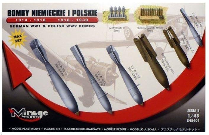 Modelbouw pakket Mirage-Hobby Mirage 848401 1/48 German WWI, Italeri, 1:32 tot 1:50, Overige typen, Nieuw