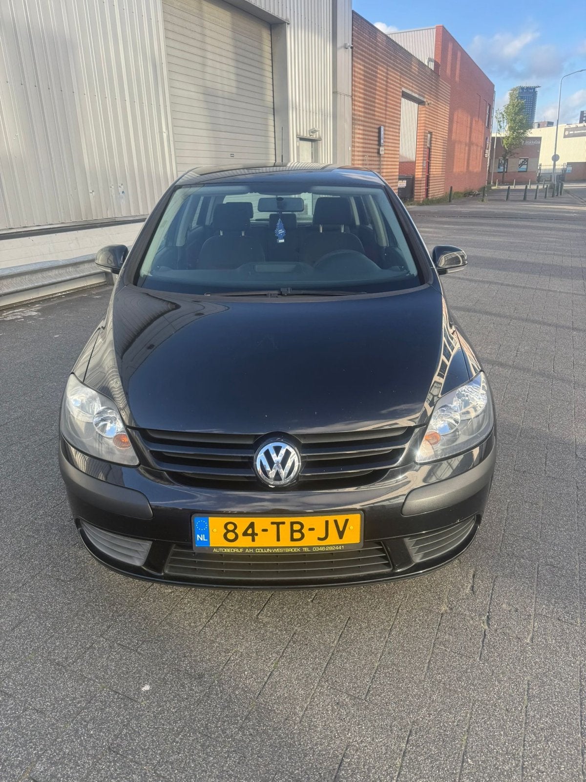 Volkswagen Golf Plus 1.6 75KW 2006 Zwart, Auto's, Volkswagen, 4 cilinders, 1283 kg, Zwart, 1200 kg