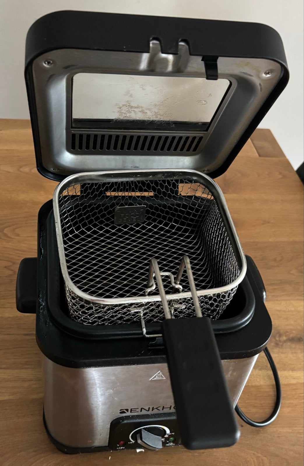 Mini Friteuse 900W 1,5 liter, Ophalen of Verzenden, Gebruikt