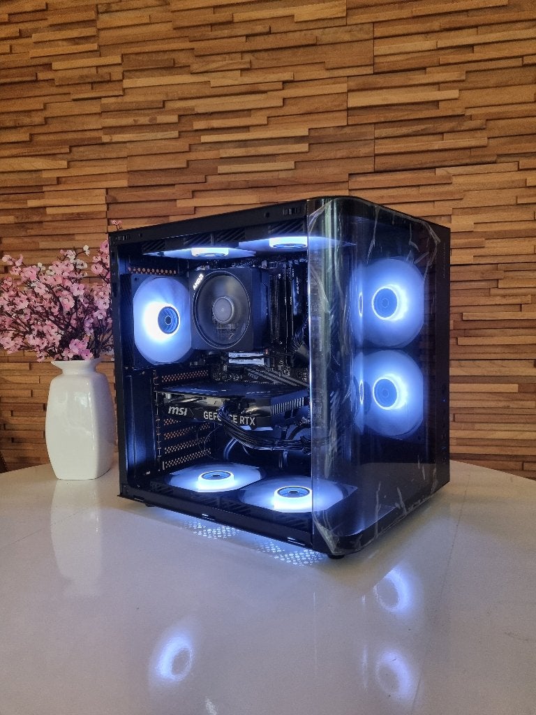 Showcase Game PC Ryzen RTX, Computers en Software, Desktop Pc's, Zo goed als nieuw, 4 Ghz of meer, HDD, SSD, 16 GB, Met videokaart