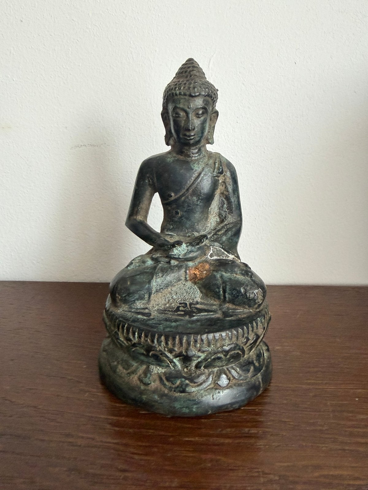 Bronzen Boeddha, Thailand – 19e eeuw, Ophalen of Verzenden
