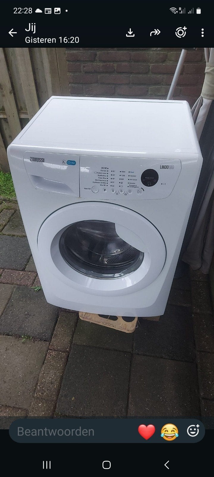 zanussi wasmachine, Witgoed en Apparatuur, Ophalen of Verzenden, Gebruikt, 1200 tot 1600 toeren, 85 tot 90 cm