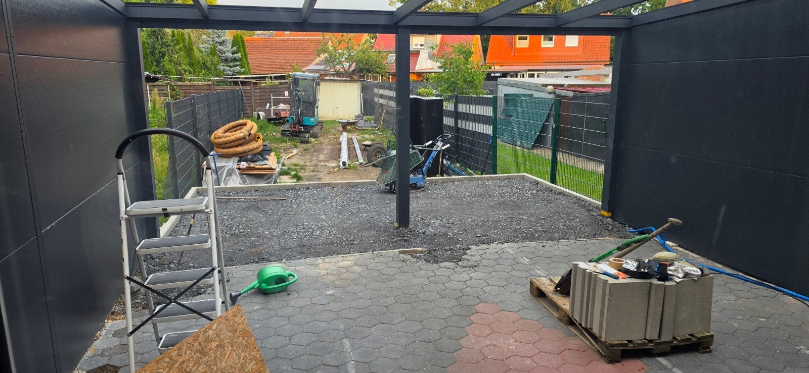 Nieuw aluminium wintertuin geraamte - Antraciet Grijs, Ophalen, Nieuw, Serre