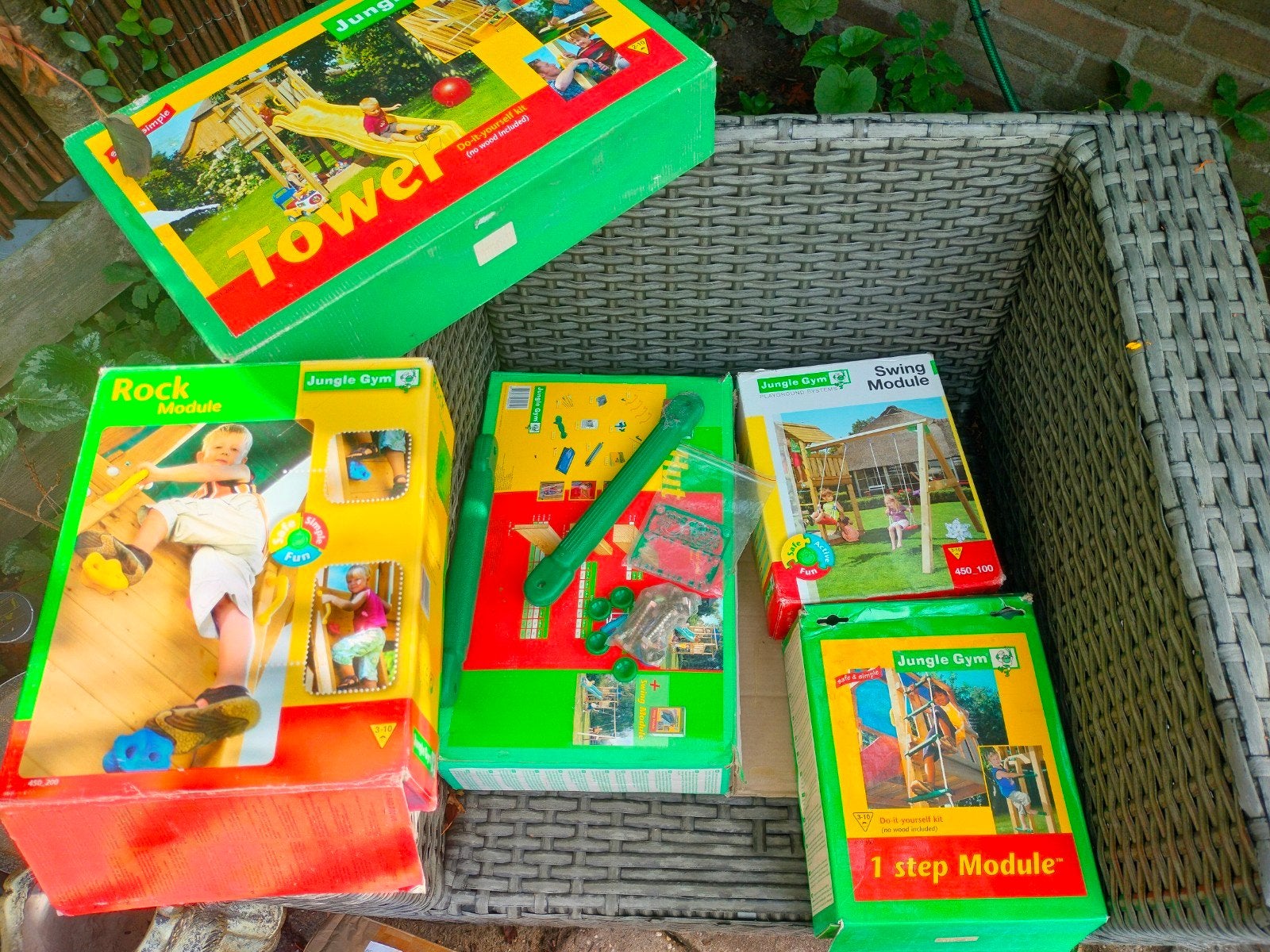 schommel en speelhuisje, Kinderen en Baby's, Ophalen, Nieuw, Schommel