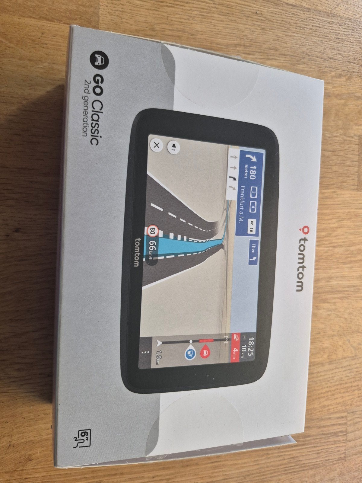 TomTom GO Classic 6 2nd Gen Navigatiesysteem, Ophalen of Verzenden, Zo goed als nieuw