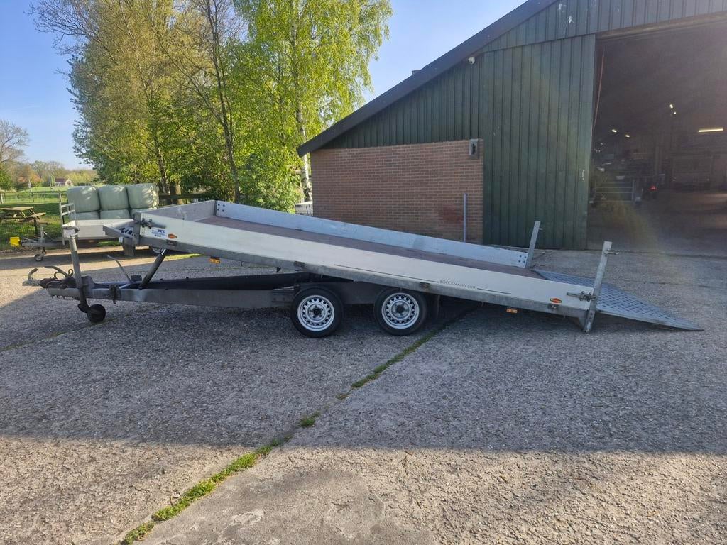 Böckmann kanteltrailer aanhangwagen 3500kg, Auto diversen, Aanhangers en Bagagewagens, Ophalen, Gebruikt, -, -