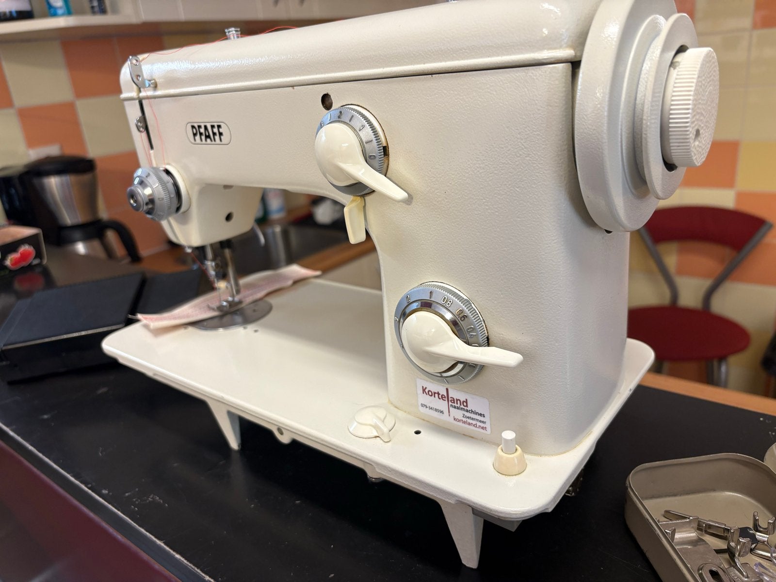 Pfaff 260 half industry made in W Germany, Ophalen, Gebruikt, Naaimachine, Pfaff