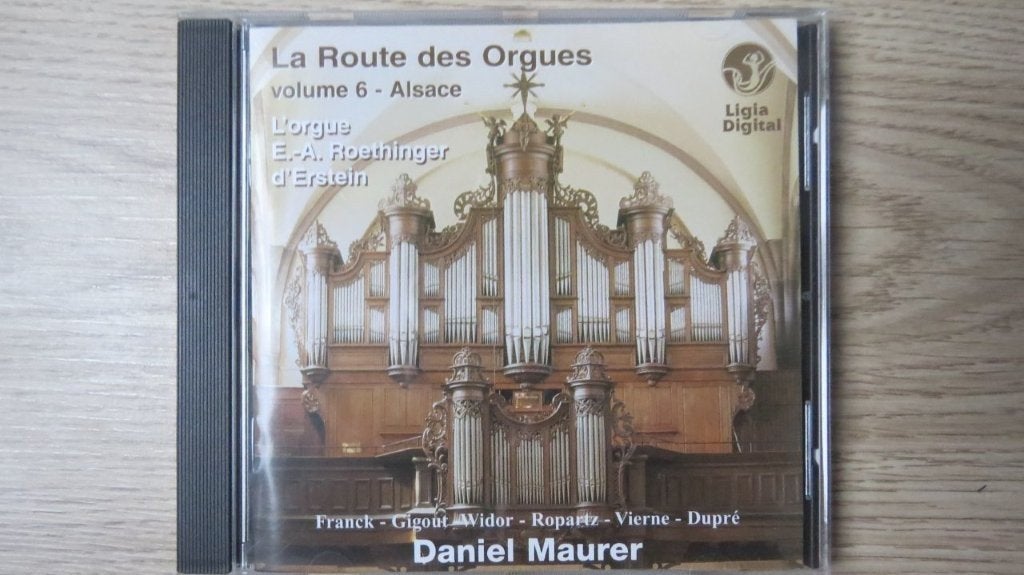 Cd orgel: La Route des Orgues volume 6 Alsace, Daniel Maurer, Ophalen of Verzenden, Classicisme, Zo goed als nieuw, Kamermuziek