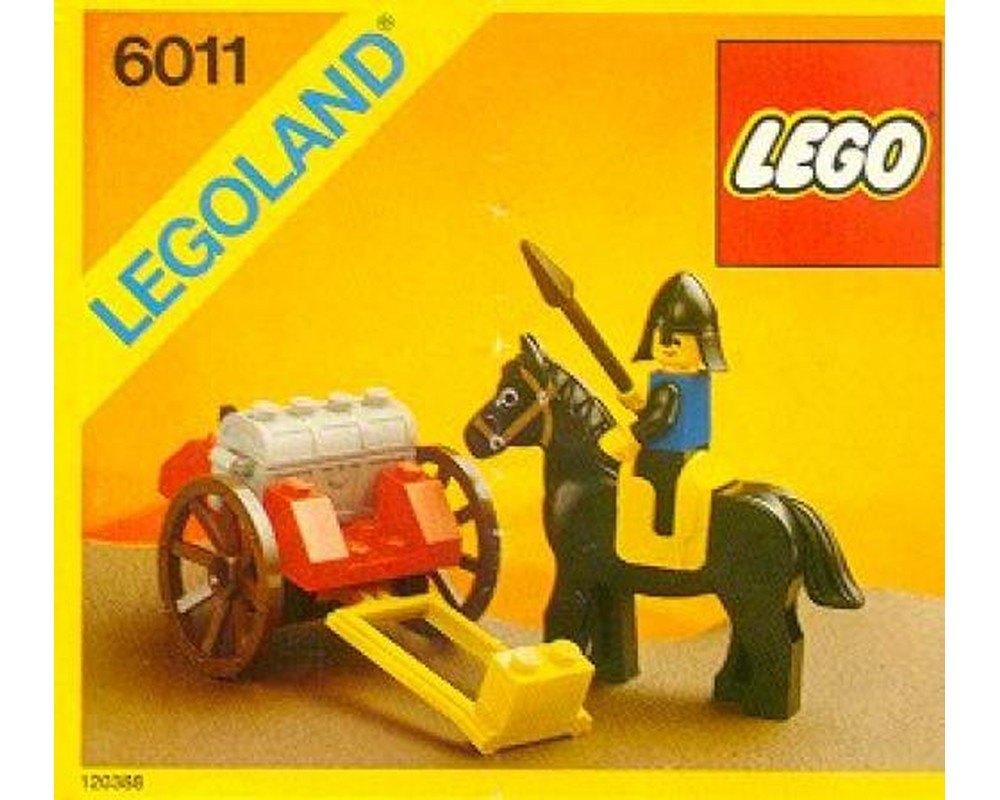 Lego Castle Black Falcons Set 6011 - Black Knight's Treasure, Gebruikt, Lego, Ophalen of Verzenden, Castle