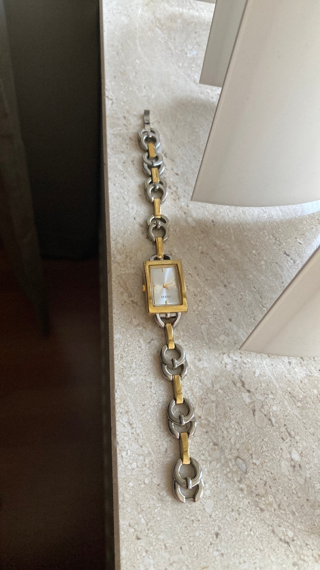 Mooi Guess horloge €17.50(19.5 cm), Staal, Guess, Ophalen of Verzenden, Zo goed als nieuw