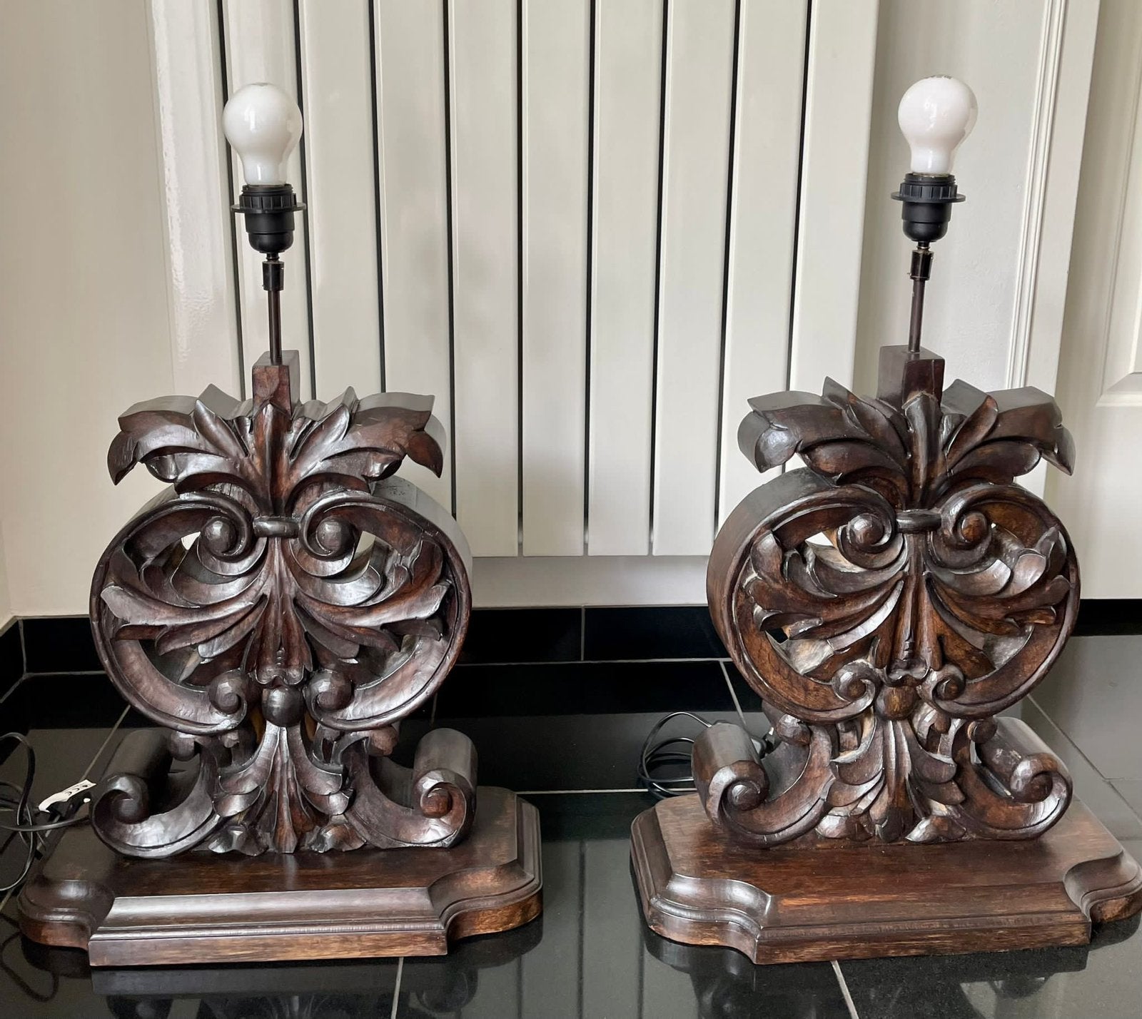 2 Prachtige • HOFFZ • Landelijke • brocante • Lampen, Ophalen of Verzenden, Zo goed als nieuw, Landelijk