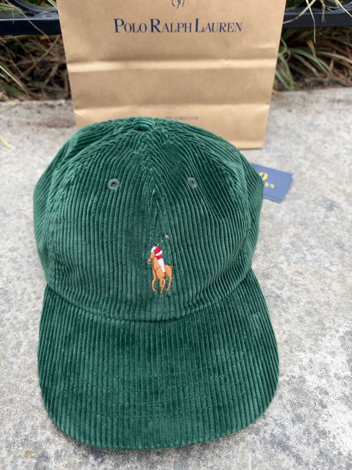 Polo Ralph Lauren Corduroy Pet - Groen - Nieuw met labels, Kleding | Heren, Ophalen of Verzenden, Nieuw, One size fits all, Pet