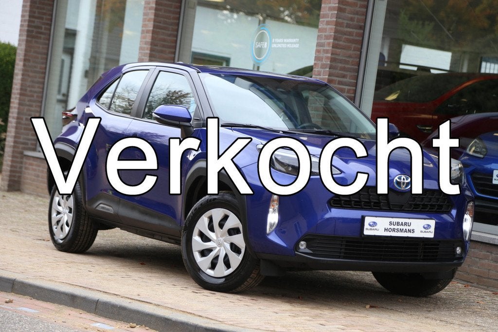 Toyota Yaris Cross 1.5 Hybrid Active Navi Carplay Camera ACC, Auto's, Toyota, 12 maanden, Stof, Gebruikt, Blauw