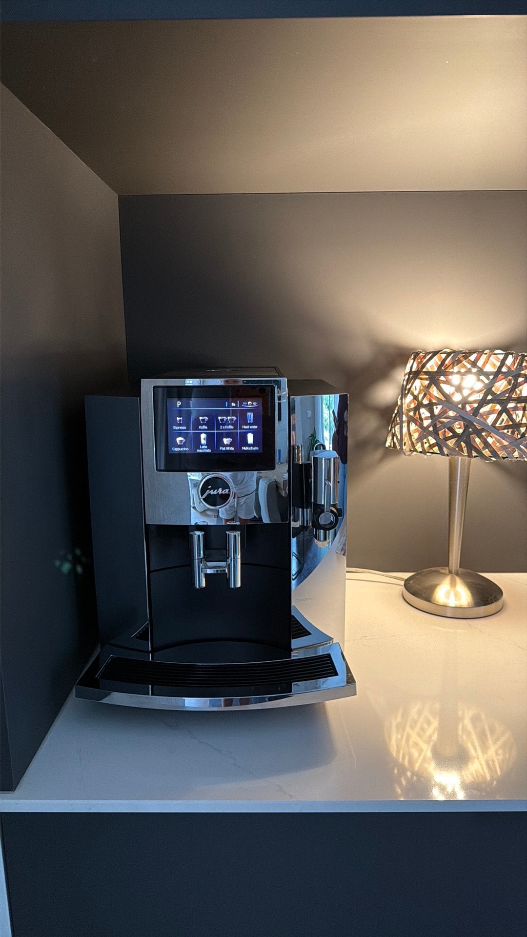 Jura S8 chrome, Ophalen, Gebruikt, 10 kopjes of meer, Koffiemachine