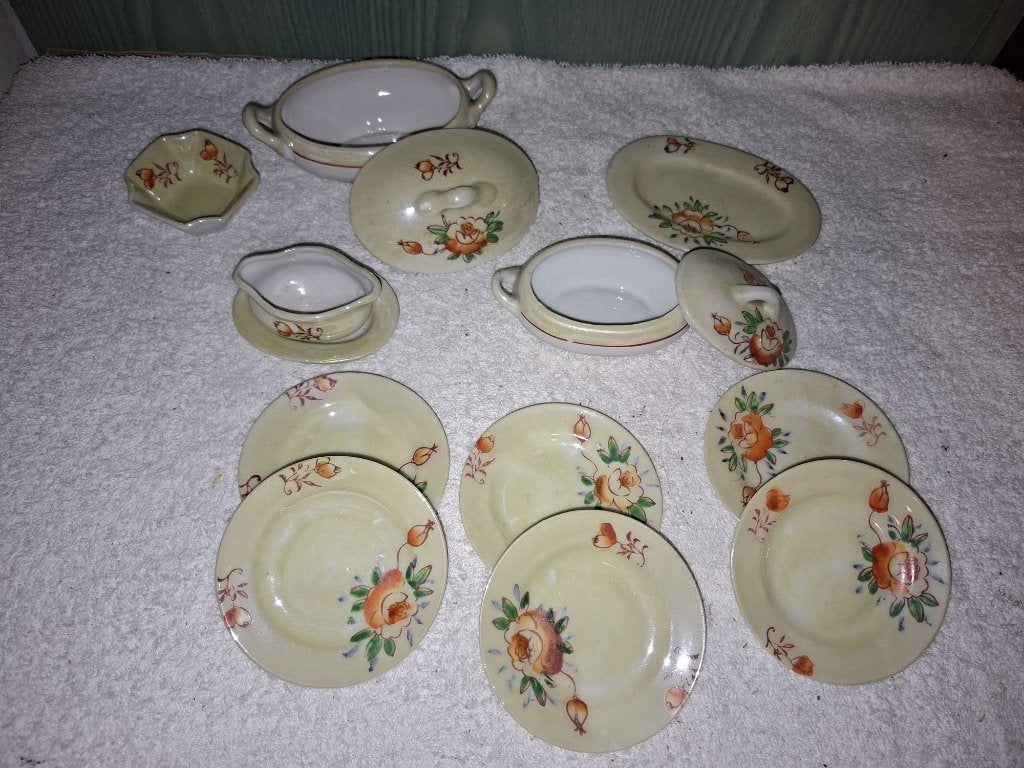 oud speelgoed serviesje, begin 1900, Ophalen of Verzenden