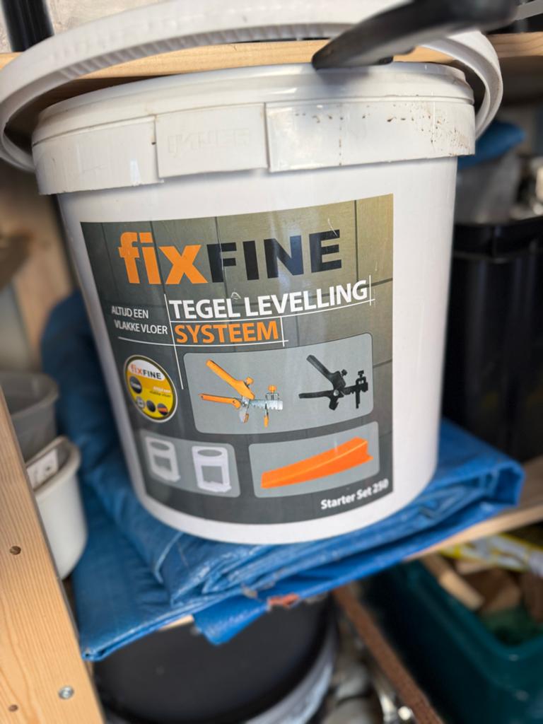 Fixfine tegelnivelleersysteem starterset 250 stuks, 60 cm of meer, Keramiek, Overige typen, Nieuw