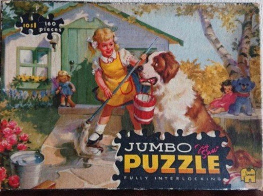 Gezocht: Jeugdpuzzel met roodborstjesnest, Ophalen of Verzenden, Minder dan 500 stukjes, Gebruikt, Legpuzzel